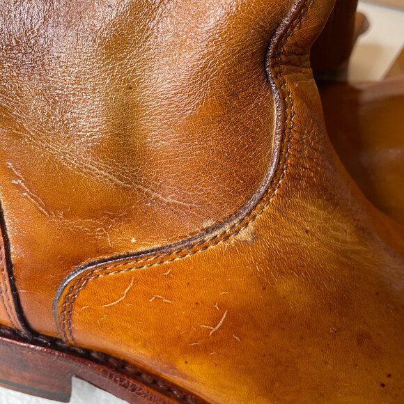 BED STU Tess Distressed Leather Riding Boots Size 8 - Picture 11 of 16